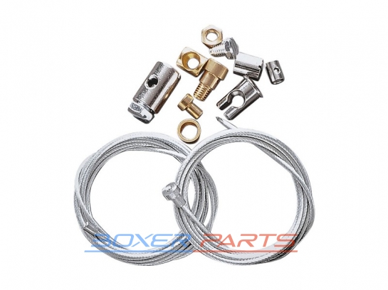 Universal Motorcycle Emergency Cable Repair Kit – 40 Inch – For Throttle, Clutch & Brake Cables (Fits Honda, Suzuki, Yamaha)