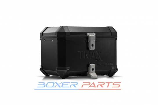 black topcase TRAX 38L with adapter plate for R1100-1150-1200GS, F650-800GS
