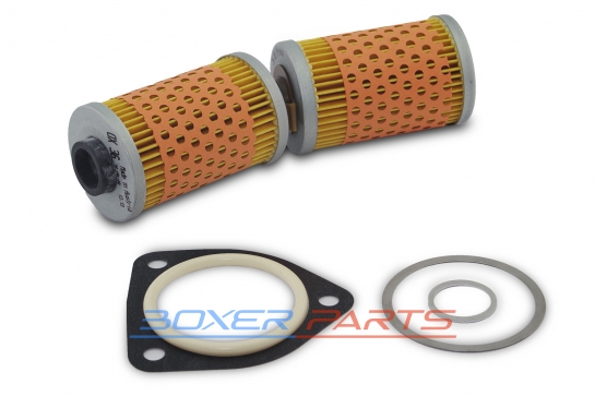 OX36 oil filter for two valve engines with oil cooler - set
