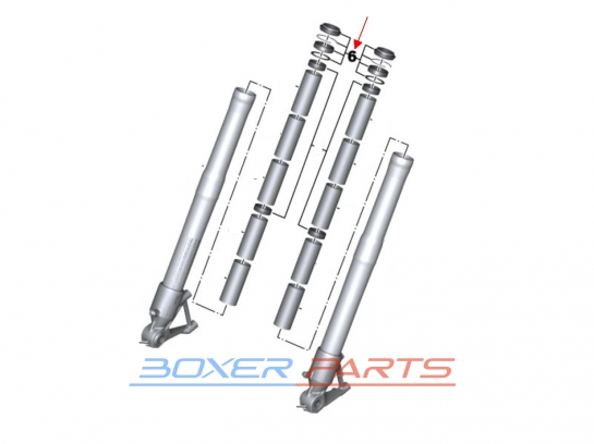 fork tubes sealing set for BMW R1250 R1200
