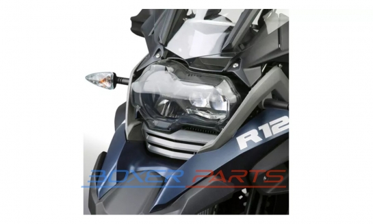 Polycarbonate LED Headlight Guard for BMW R 1200 GS and Adventure 