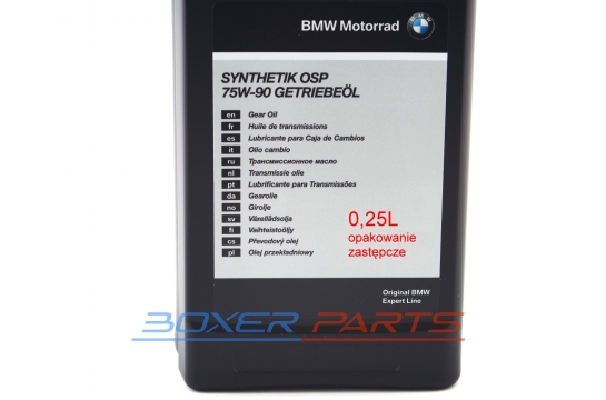synthetic oil 0,25L for BMW angle gearbox