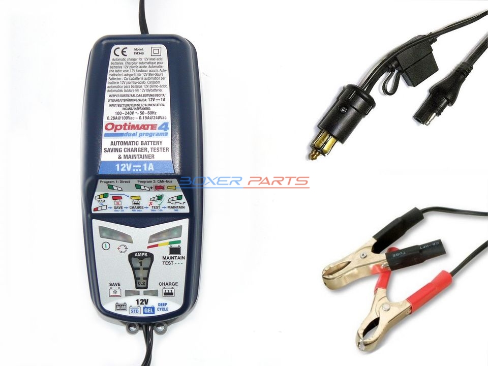 battery charger OPTIMATE DUAL-PROGRAM for BMW with Can-Bus