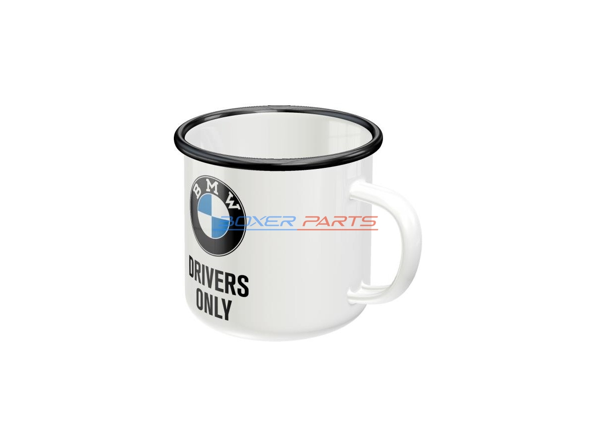 Enamel Cup BMW Drivers Only for BMW K1200LT