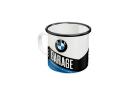 kubek emaliowany BMW Garage
